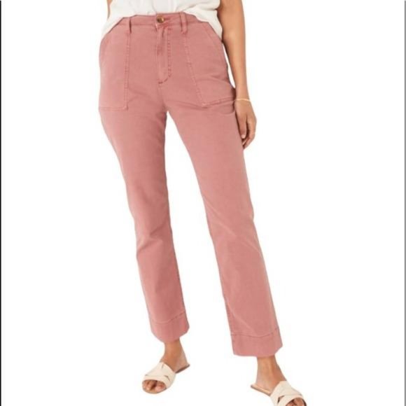 old navy high-waisted straight canvas workwear pants for women New - Picture 2 of 4